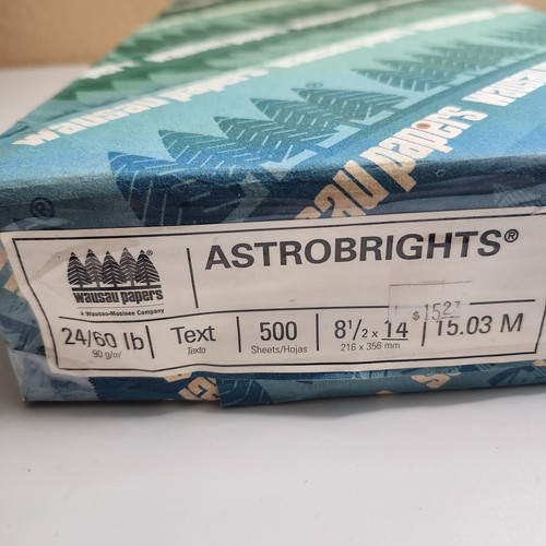 Astrobrights Multipurpose Paper 24 lbs 8.5" x 14" 500 Sheets Solar Yellow 22532 - Picture 3 of 9