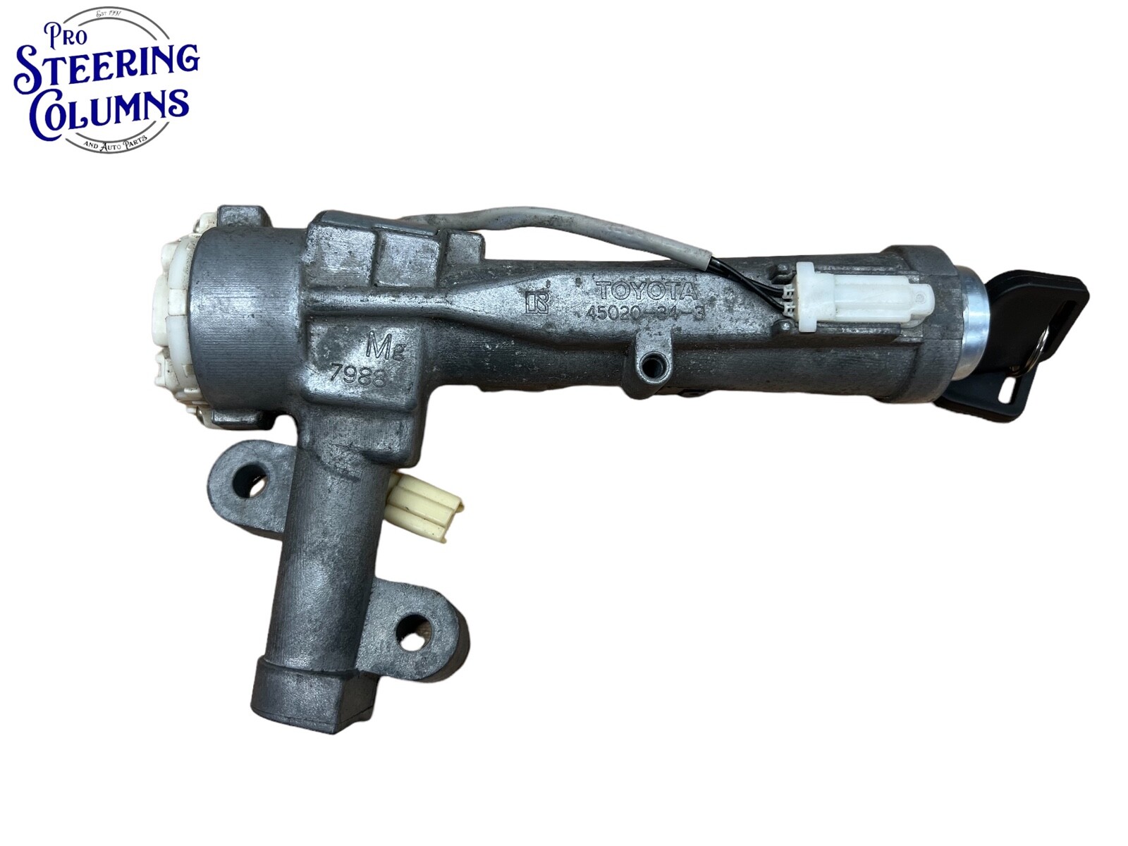 20032006 TOYOTA TUNDRA IGNITION LOCK CYLINDER ASSEMBLY W/ 2 KEYS 45020