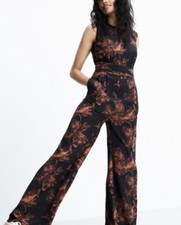 Madewell Isabella Silk Floral Jumpsuit