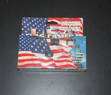 USA Flag Camera Flash Disposable 35mm  Film Camera 27 Exposure 