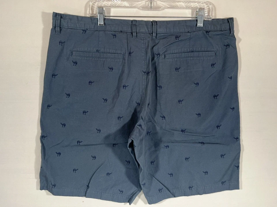 Pantalones Cortos Merona Para Hombres 40 Azul Estampado Camel Campamento Senderismo Informales Foto 3 de 4