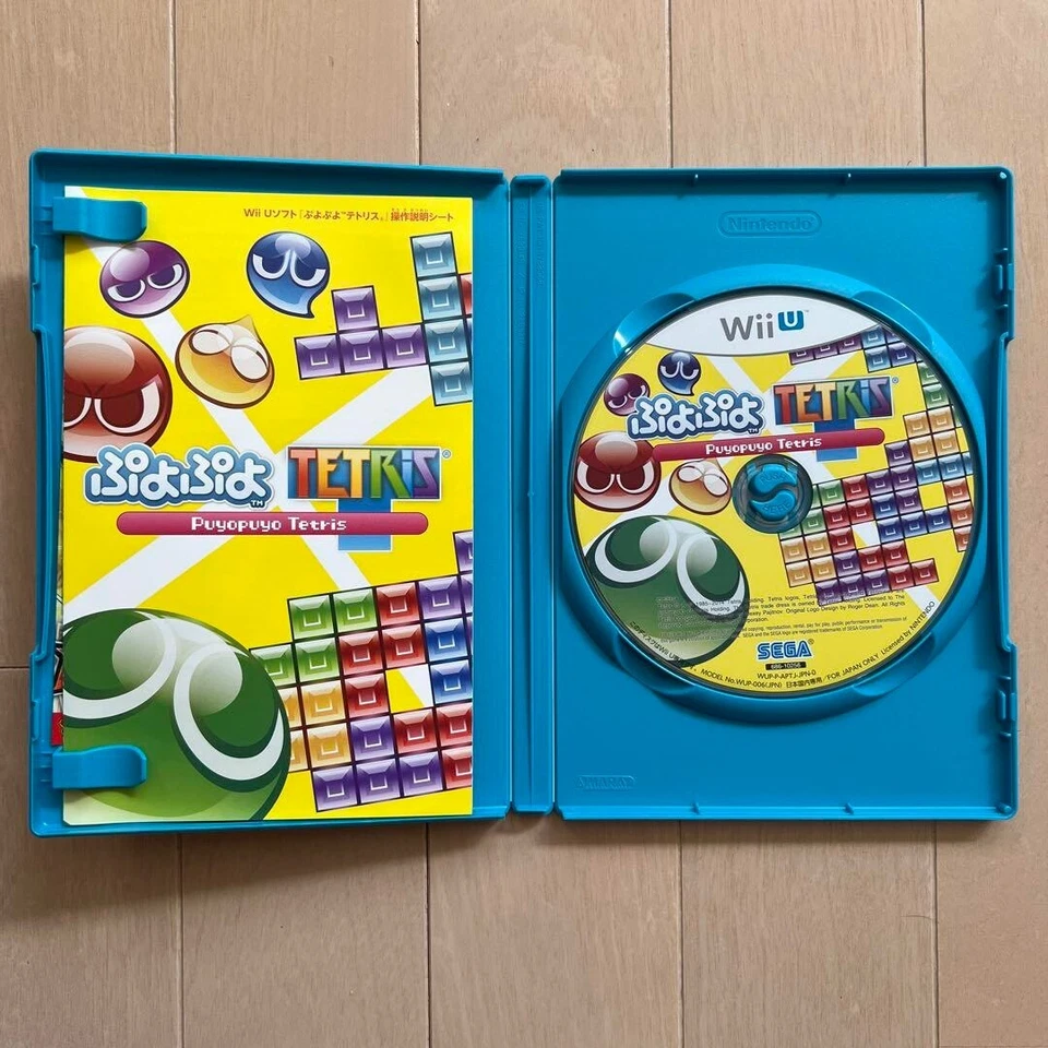 Nintendo Wii U Puyopuyo Tetris Japanese Game Manual NTSC-J Shipping Free Working - Image 2 of 3