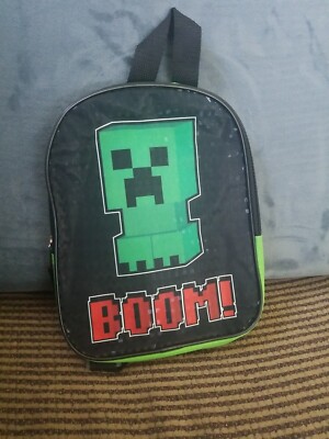 Minecraft Creeper Kids Small Mini Backpack 10