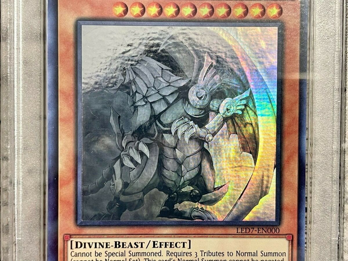 Yu-Gi-Oh! The Winged Dragon of Ra 1st Edition LED7-EN000 PSA Yu-Gi-Oh! The Winged Dragon of Ra 1st Edition LED7-EN000 PSA