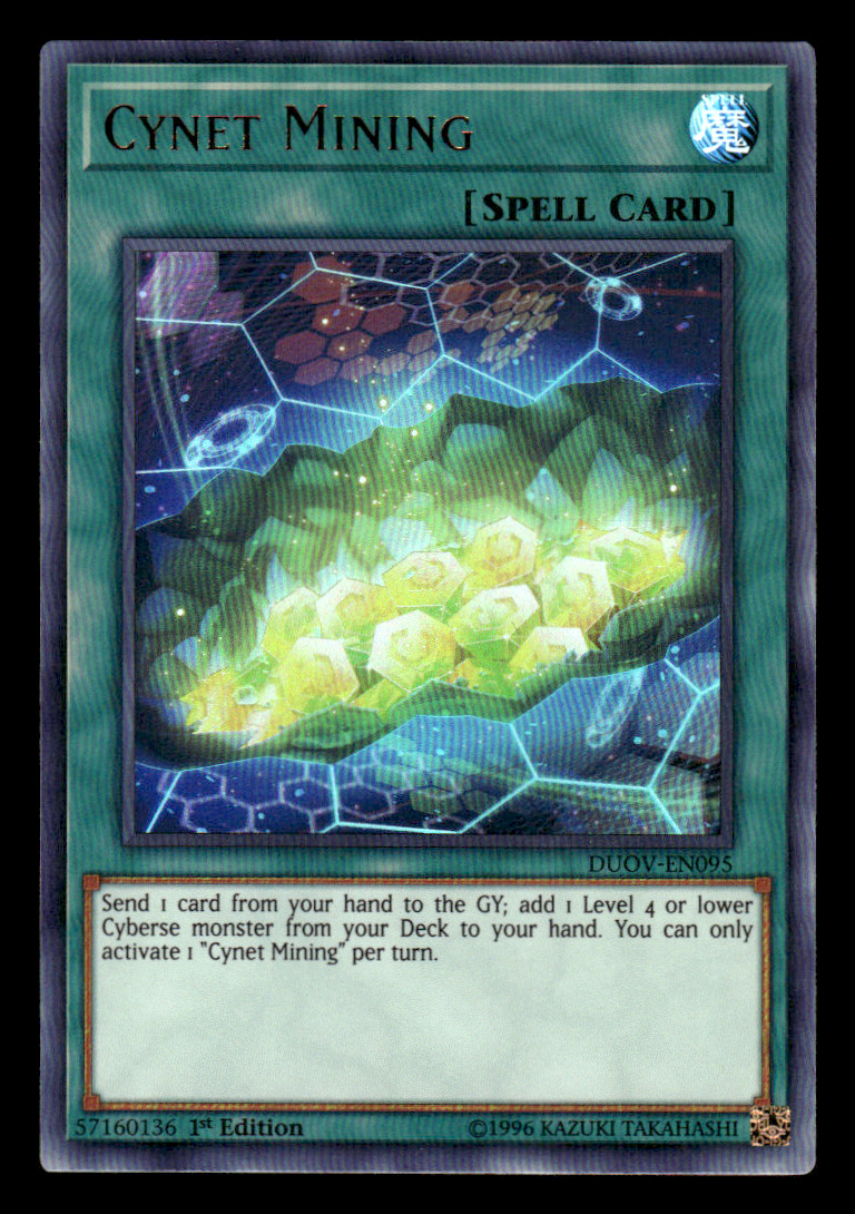 Cynet Mining DUOV-EN095 Duel Overload 1st Edition NM Ultra Rare