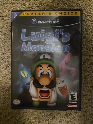 Luigi's Mansion Nintendo GameCube Video Game With Case No Manual Mario Bros  45496960018|