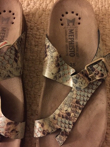 NWOB- Women's MEPHISTO sandals sz. 38 - Picture 2 of 8
