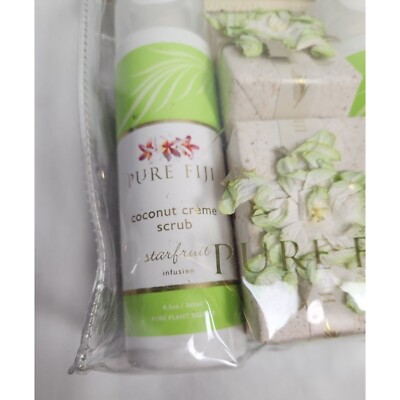 PURE FIJI ココナッツ ボディケアセット Pure Fiji Coconut Creme Starfruit Infusion Gift Set NEW | eBay