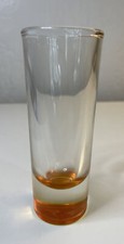 Vaso de chupito de whisky de tequila Crisa Libbey color naranja barra inferior ponderada de 4"