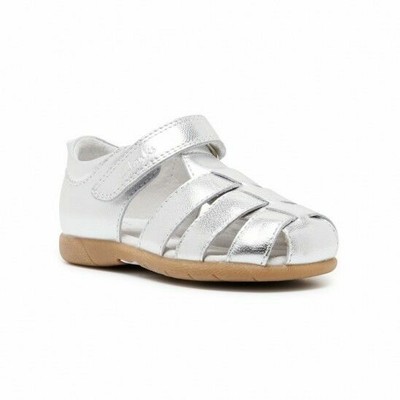 clarks sandals silver