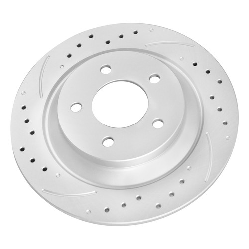 11.9in Rear Drilled Rotors + Ceramic Brake Pads for 2006-2009-2015 Mazda 5 - Picture 10 of 16