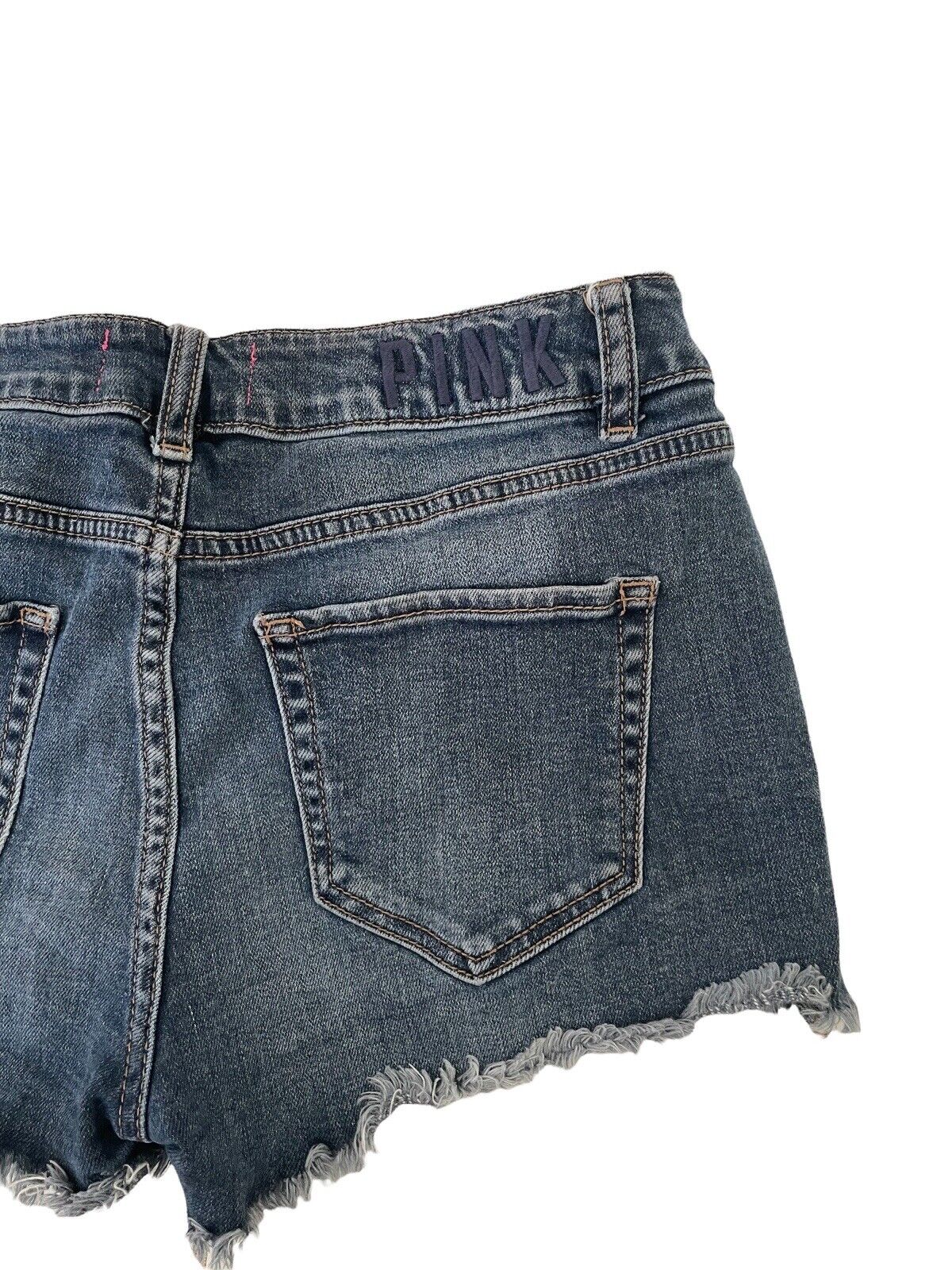women's victoria's secret PINK denim shorts size 8