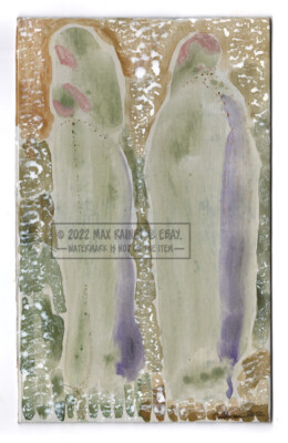 C Peterson 2022 Saint Watches Mother Mary * Original Watercolor PAINTING figures