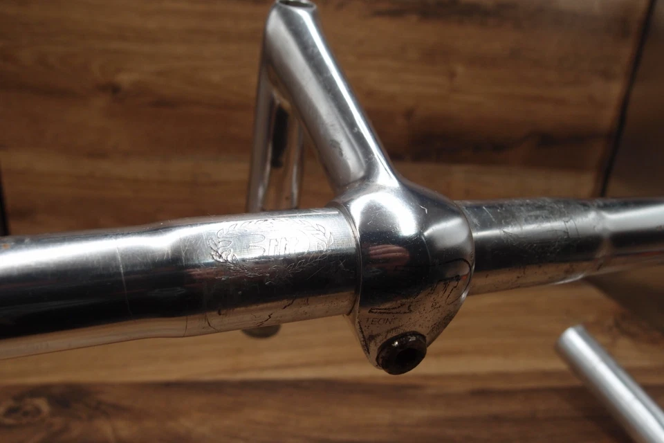 Barra de caída manillar 3 TTT Criterium hecho en Italia + vástago de pluma 3 TTT 22,2 mm carretera Foto 4 de 4