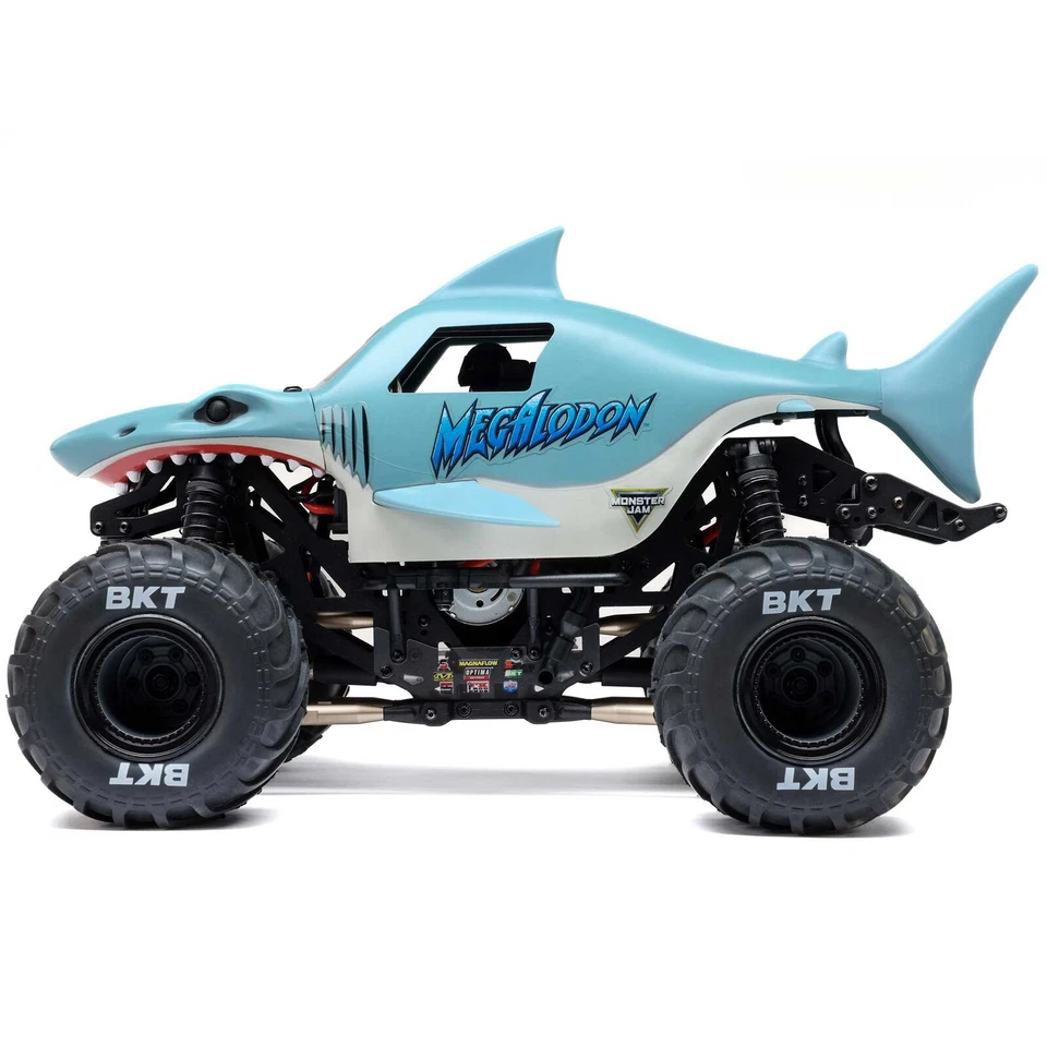 Monster Truck Losi LOS01026T3 1/18 Mini LMT Megalodon 2S 4X4 RTR cepillado azul Foto 3 de 4