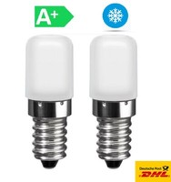 2X Led KüHlschrankbirne E14 Kalt-Weiß KüHlschranklampe Leuchtmittel 1,8W-15W