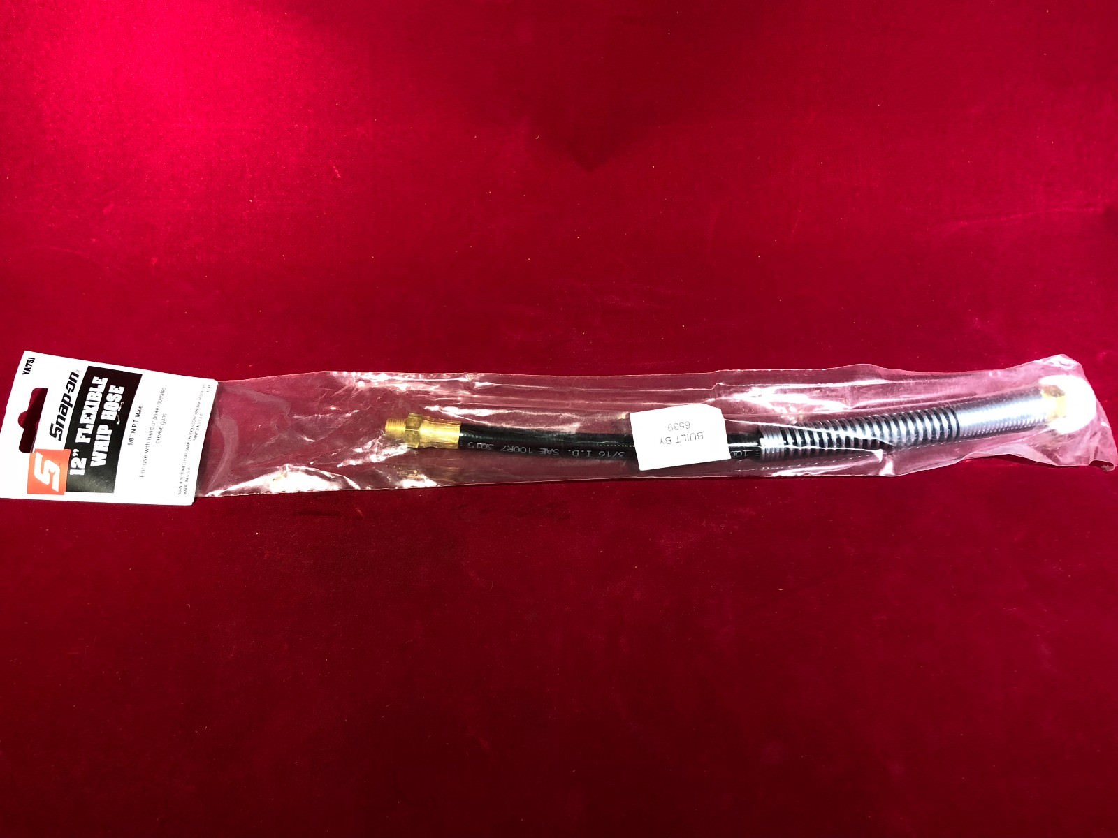 SnapOn NEW YA751 1/8" NPT 12" Whip Hose Man & Pwr Grease Guns eBay