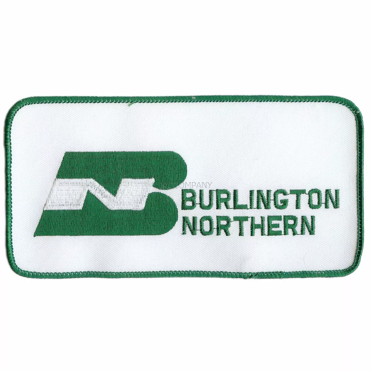 Patch Burlington Northern Railroad 6 inch size BN 12796 NEW Free Shipping