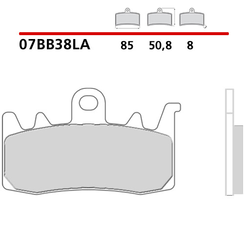 Paire Plaquettes Frein Avant BREMBO Mv Agusta Tourisme Rapide 800 14 - Photo 1/9