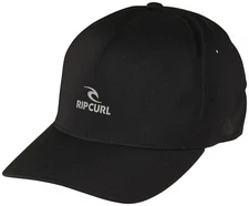Rip Curl VaporCool Delta Flexfit Hat - Black - New