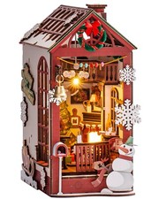 ROBOTIME Bücherecke LED DIY 3D Holzpuzzle B�...