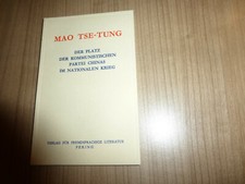 MAO TSE-TUNG 1967 " Der Platz der Kommunistischen Partei Chinas " Selten Sammler