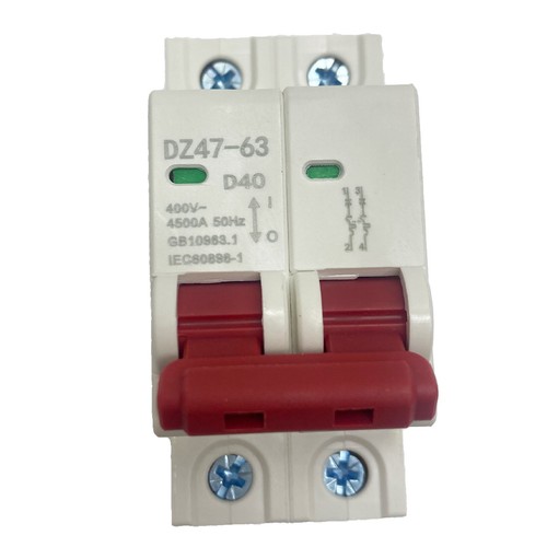 Ac Micro Air Switch Circuit Breaker Overload Short Circuit Protector 2P40A - Picture 7 of 14