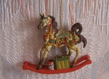 Trail Of The Painted Ponies Santa's Workshop Christmas Ornament