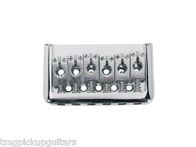 string through Body Bridge Brücke B1600 chrom NTB für Strat Tele PRS