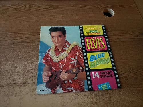 1960s VERY GOOD Elvis Presley – Blue Hawaii LPM 2426 LP33
