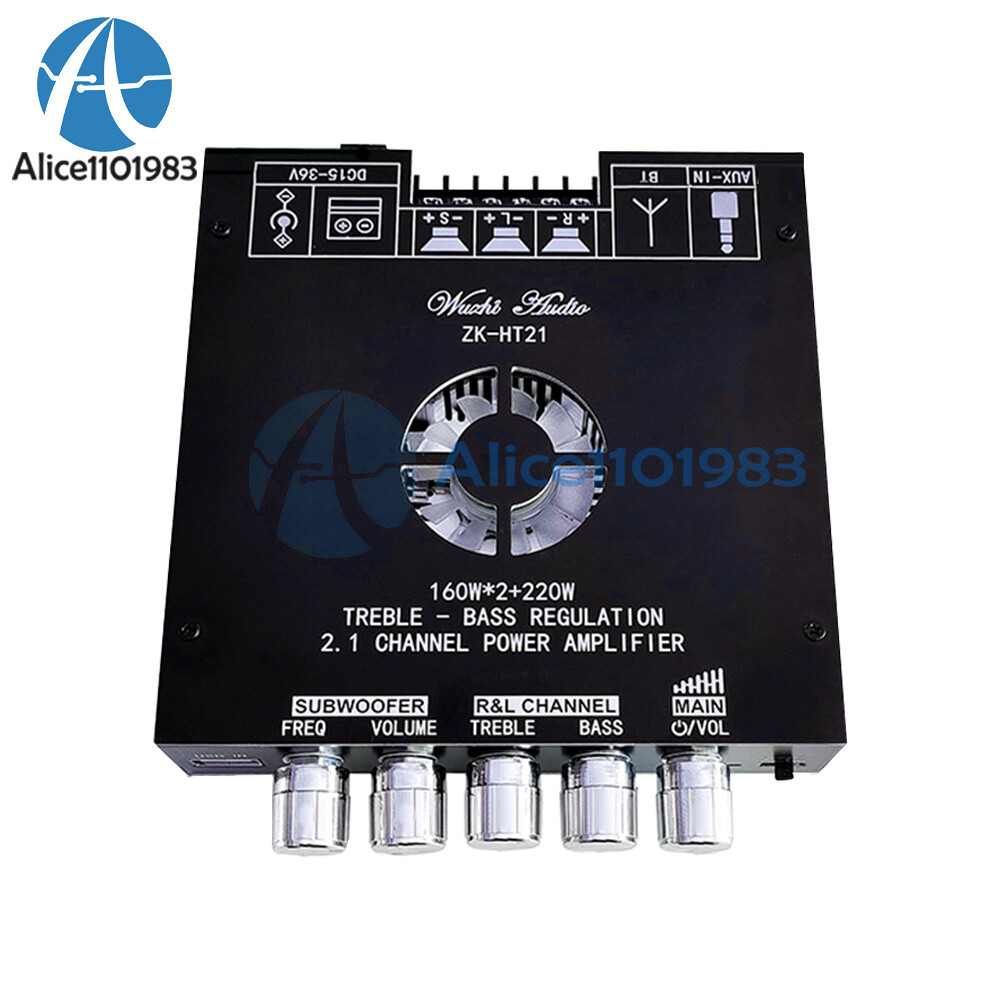 ZK-HT21 2.1 Channel TDA7498E Bluetooth Digital Amplifier Module