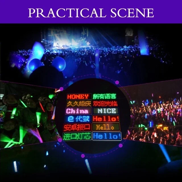 Bluetooth Compatible Scrolling Mini LED Sign LED Name Badge Tag. - Image 2 of 4