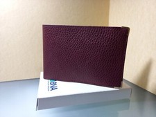 Portassegni uomo  in pelle 100% colore Bordeaux martellato "BNA"