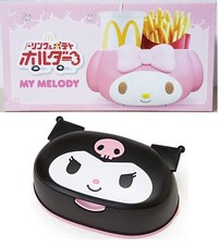 KUROMI Wet tissue MY MELODY McDonald's Drink Potato Holder for Sanrio Limited