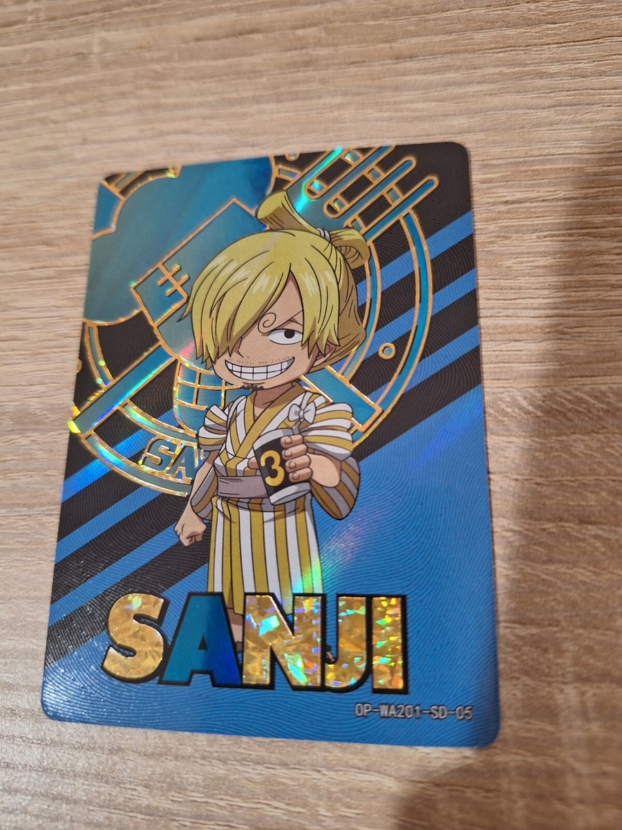 ONEPIECE イラストポストカード レア SP05 サンジ 1枚 Sanji (Alt Art) OP10-005 SR Super Rare Art/JAPANESE ONE