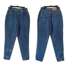80's Gitano High Waist Dark Wash 100% Cotton Mom Jeans