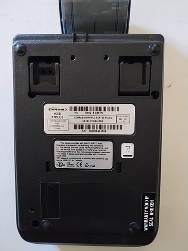 Hypercom T7Plus Credit Card Terminal Machine & Power Supply - Picture 3 of 9