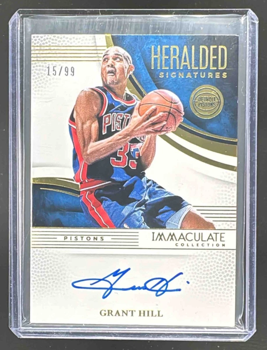 Panini Grant Hill Basketball Autographed Sports Trading Cards