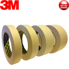 Image of 3M Masking Tape 18, 24, 36, 48mm x 50m LOW BAKE / SCOTCH TAPE - High Adhesion