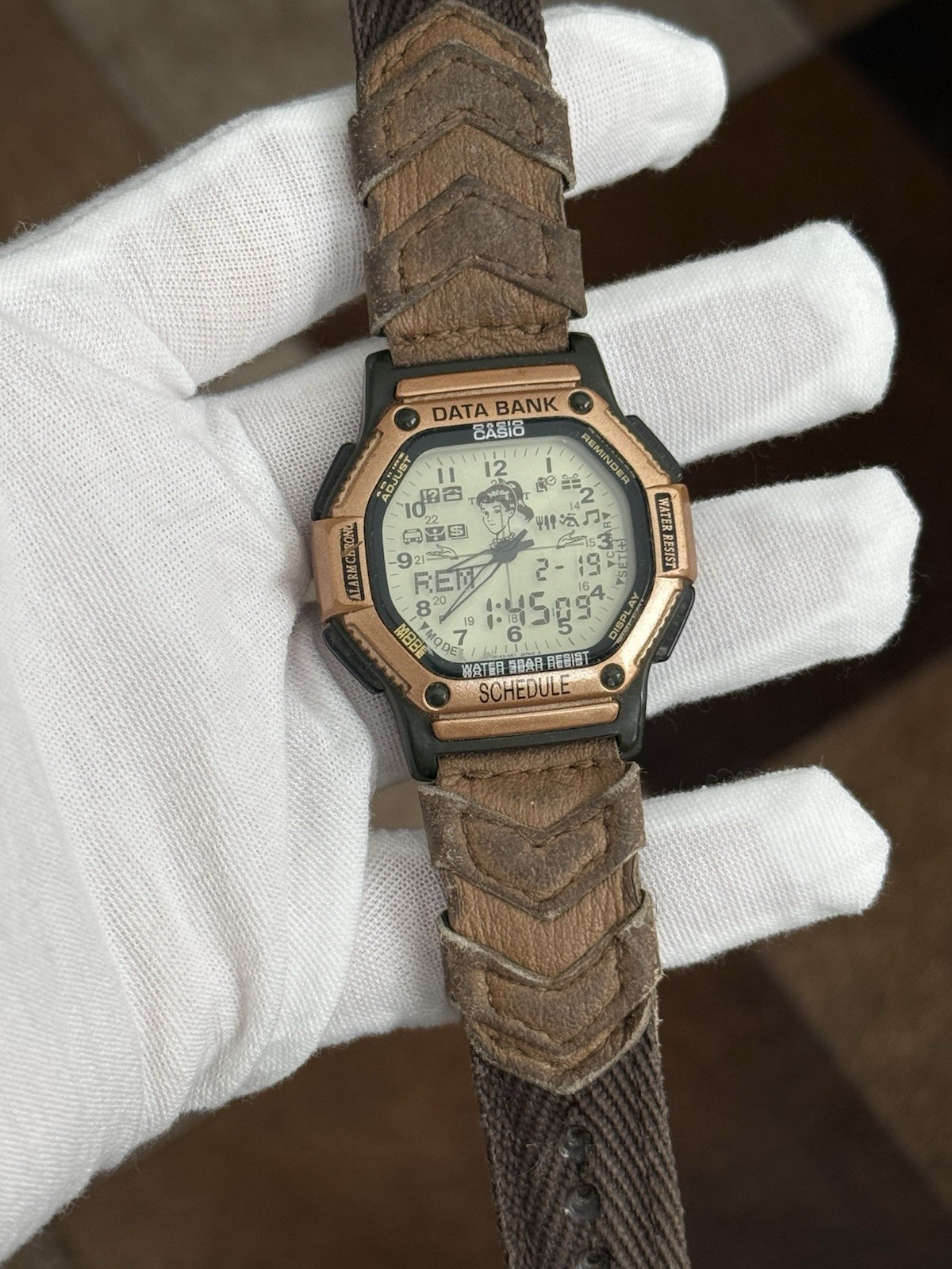 Rare Vintage Casio Twincept Data Bank ABX-57 Men’s Digital Assistant Watch JDM