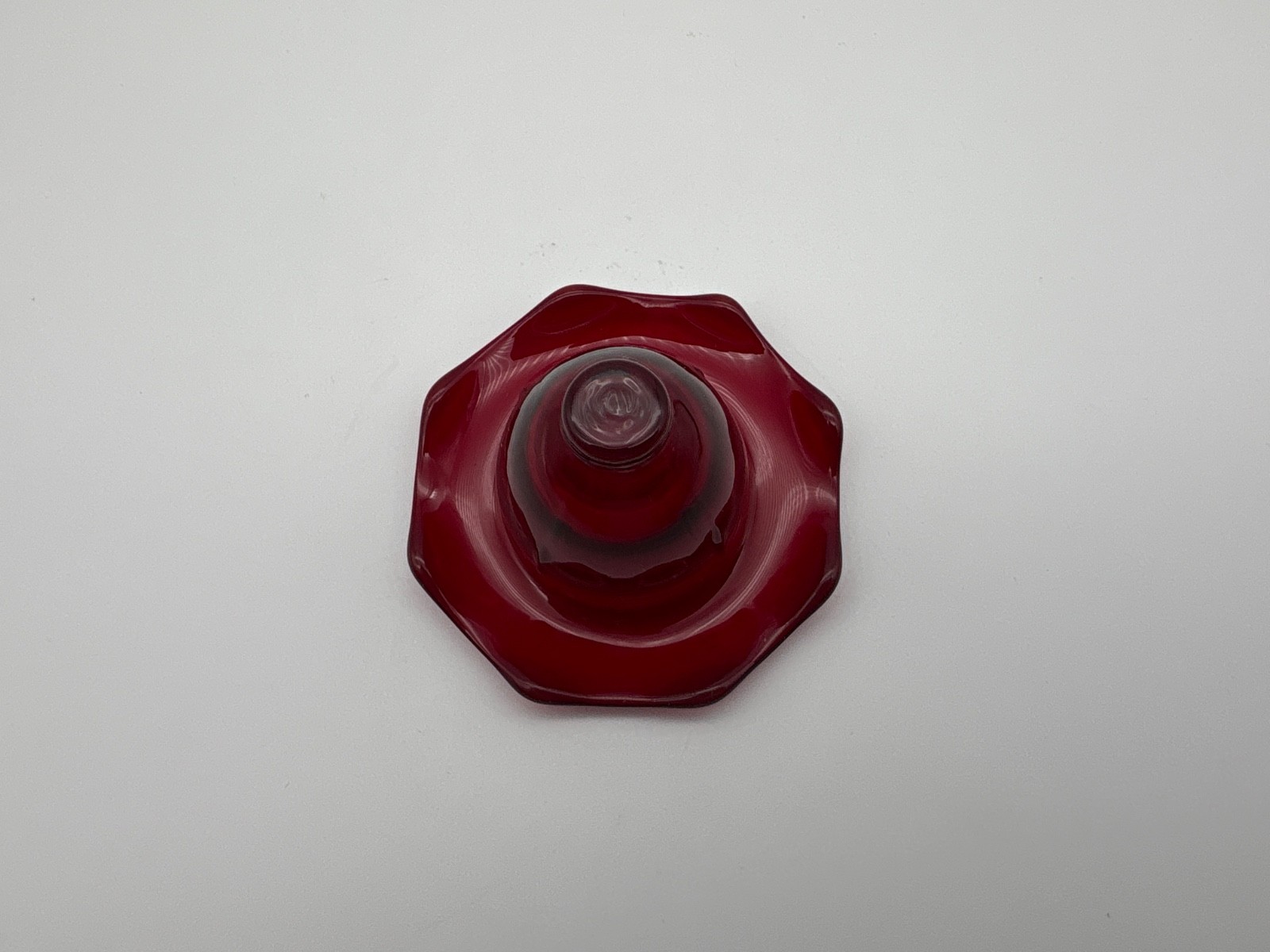 Carmen Cambridge Glass Insert for Farber Brothers Krome Kraft Candlestick