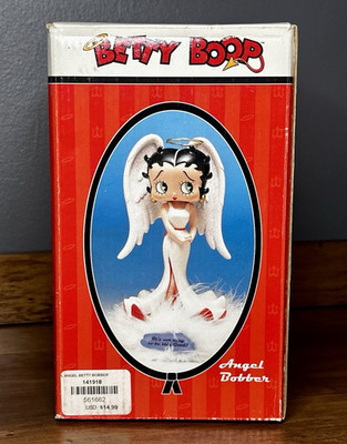 Vintage Vandor Betty Boop Angel Bobber Boxed Plastic Bobblehead 2001 MPN 12253