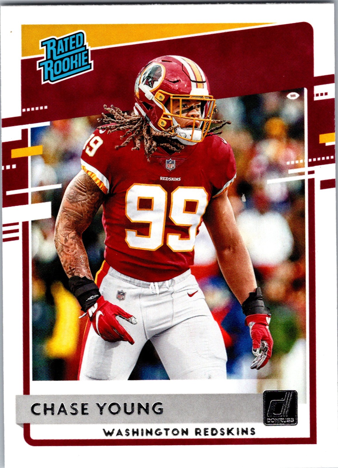 2020 Donruss #316 Chase Young Press Proof Blue