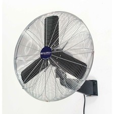 Global Industrial 24" Oscillating Wall Mount Fan 3-Speed 7525 CFM 1/4 HP 1 Phase