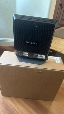 Netgear Nighthawk AC1900 WiFi Cable Modem Router C7000V2 DOCSIS 3.0 Black