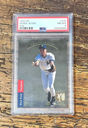 New York Yankees - Derek Jeter Foil Rookie - 1993 SP - PSA 8