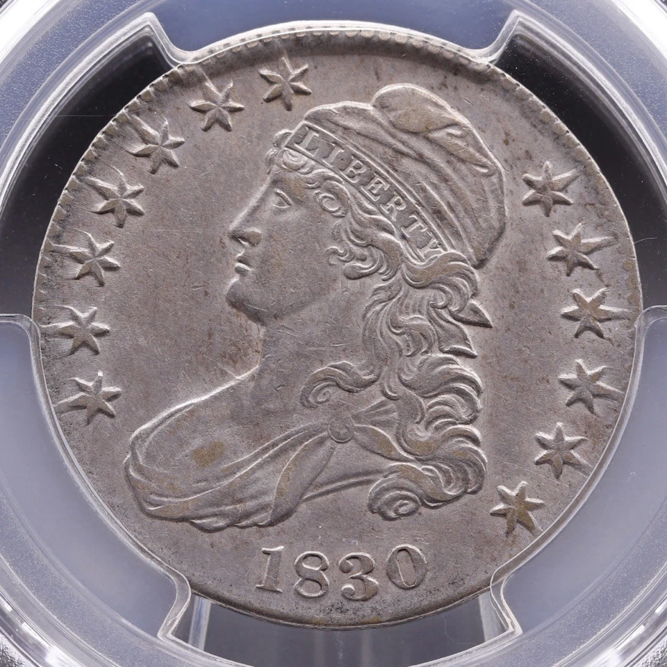 1830 Capped Bust Half Dollar Small 0 O-105 High R4 AU Details PCGS Cleaned 50C - Image 3 of 4