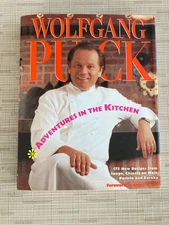 SIGNED ~ Wolfgang Puck ~ Adventures in the Kitchen (1991) Cookbook