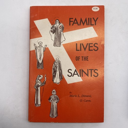 Family Lives Of The Saints Rare 3 Volume Set Vintage Paperback Mario Dittami - Picture 2 of 7