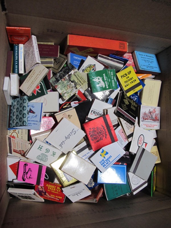 Vintage 60's to 90's: 100+ lot Restaurants, Services, Casino Matchbooks/Matchbox